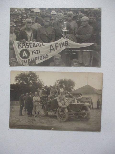 2 1921 Real Photo Baseball Postcards (1 of 12)