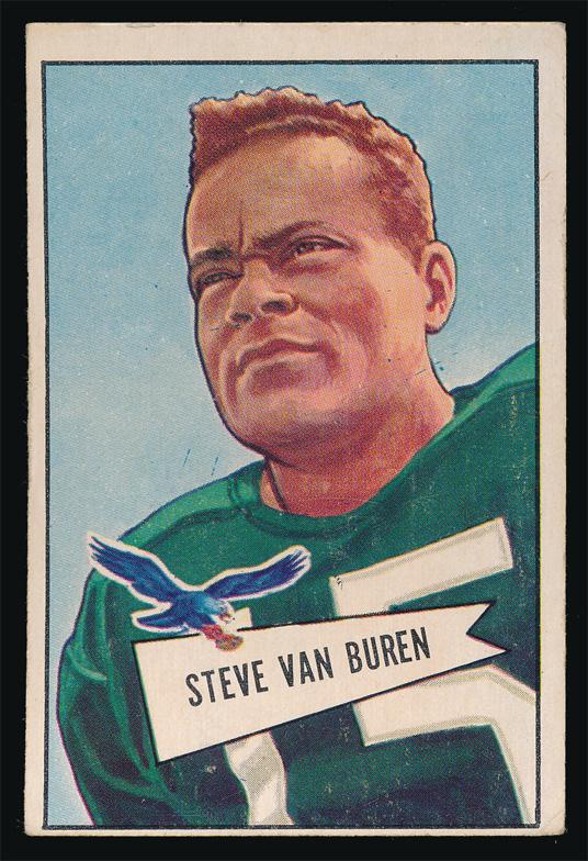 1952 Bowman Football Lg. #45 Steve Van Buren Ex- (1 of 2)
