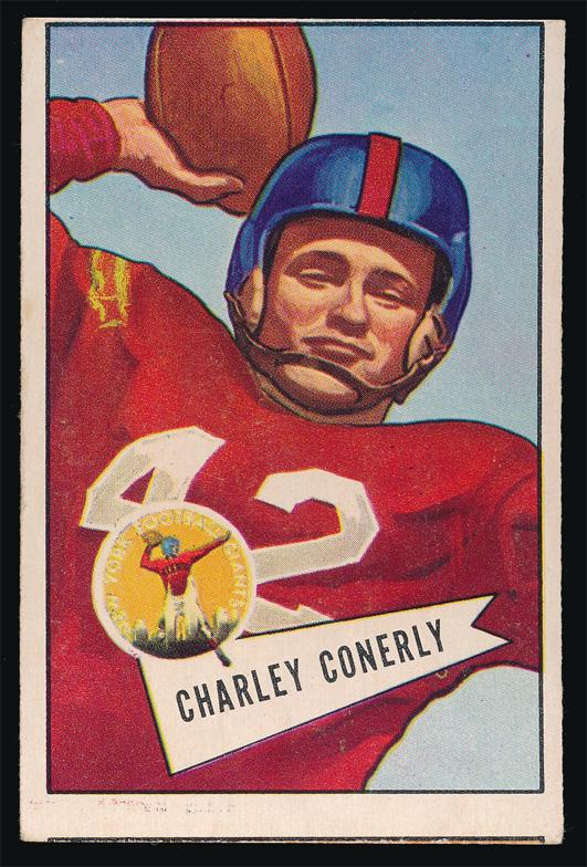 1952 Bowman Football #63 Charley Connerly Ex MC (1 of 2)