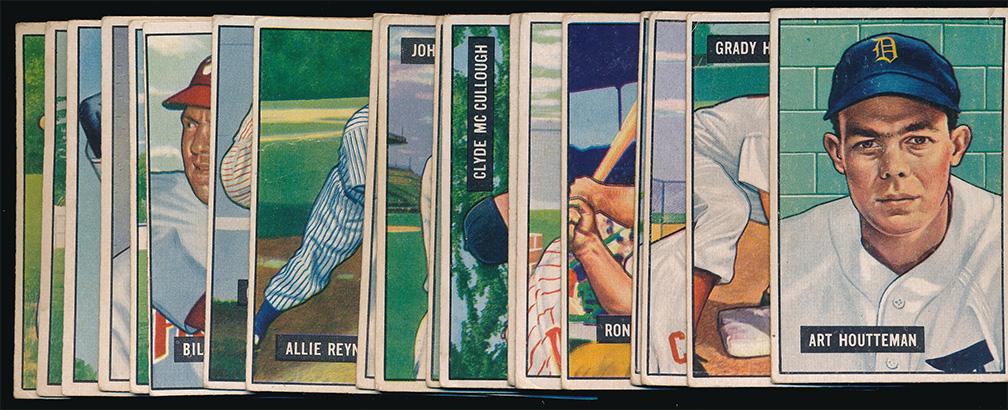 1951 Bowman Baseball (21) Different Low #'s Vg (1 of 2)