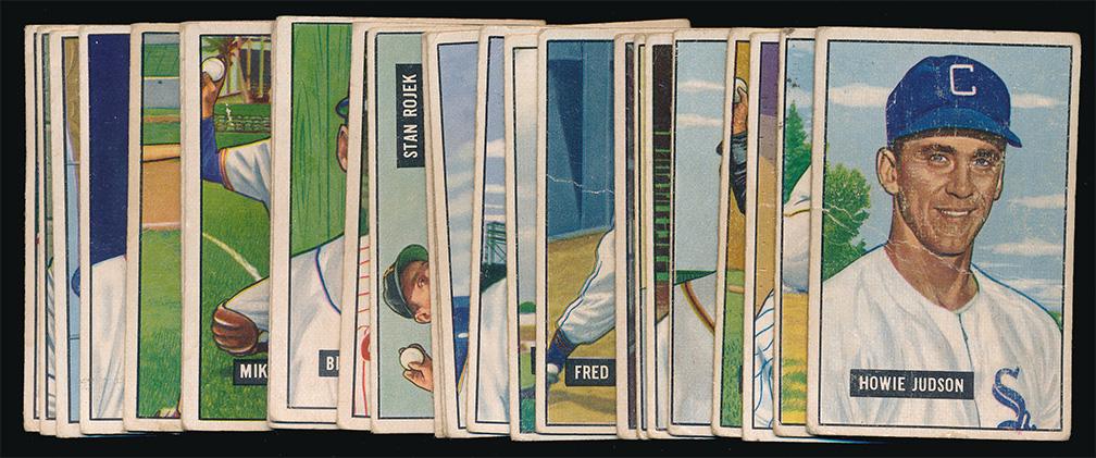 1951 Bowman Baseball (26) Different Low #'s G/Vg (1 of 2)
