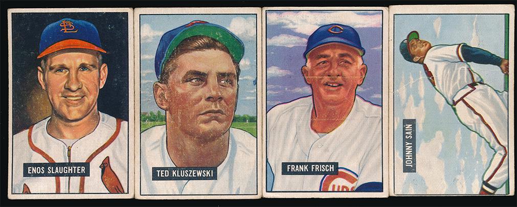 1951 Bowman Baseball 4 Star Cards Gd/Vg (1 of 2)