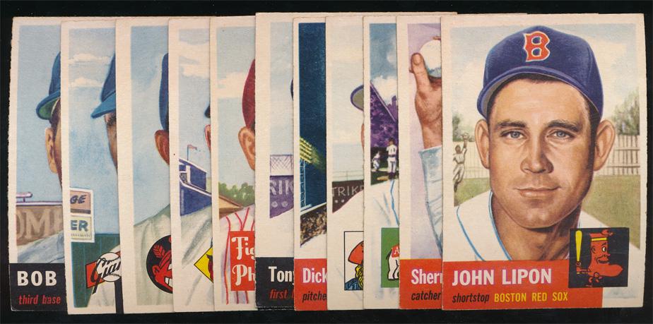 1953 Topps Baseball 11 Different Low #'s Ex+ (1 of 2)