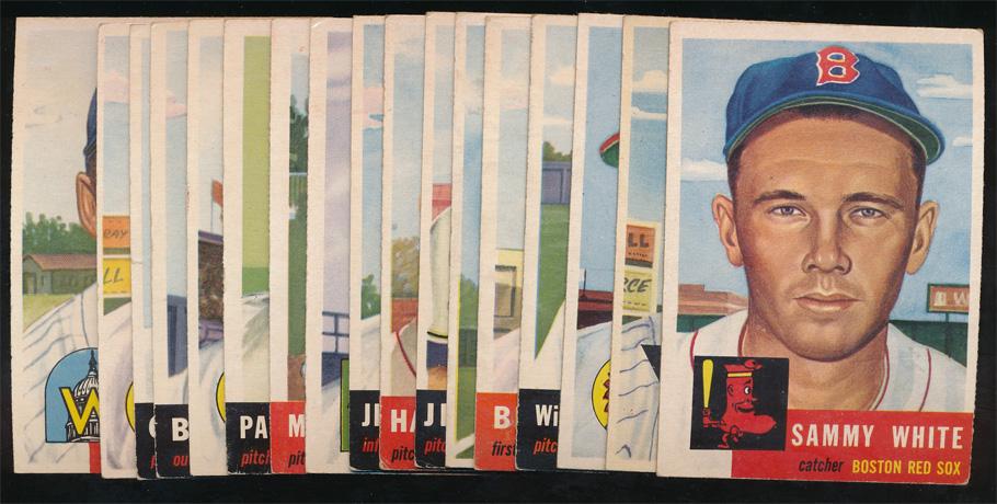 1953 Topps Baseball 17 Different Low #'s Ex (1 of 2)