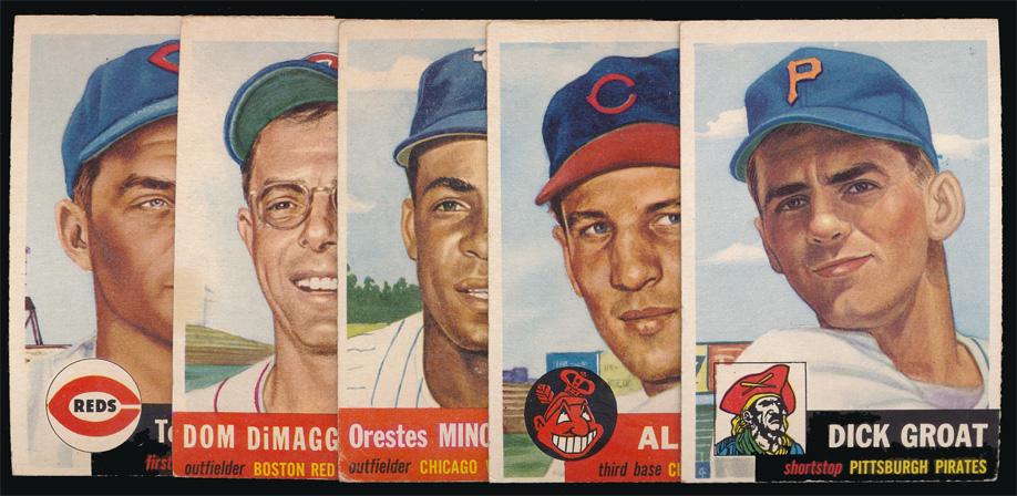 1953 Topps Baseball (5) Star Cards (1 of 2)