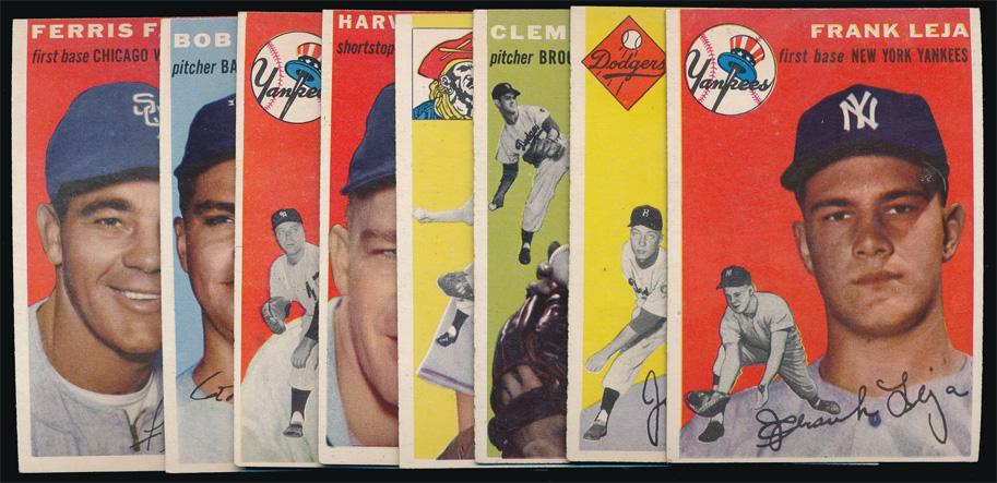 1954 Topps Baseball 8 Different Better Cards Ex+ (1 of 2)