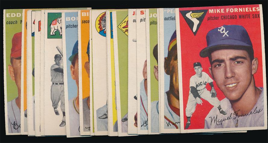 1954 Topps Baseball 20 Different Commons Ex+ (1 of 2)