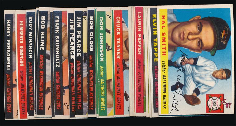 1955 Topps Baseball 23 Assorted Cards EX (1 of 2)