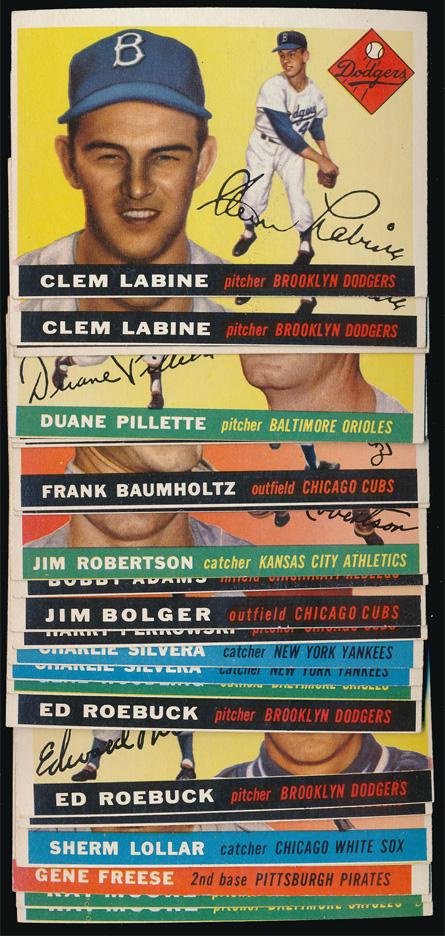 1955 Topps Baseball 23 Assorted Cards Ex+ (1 of 2)