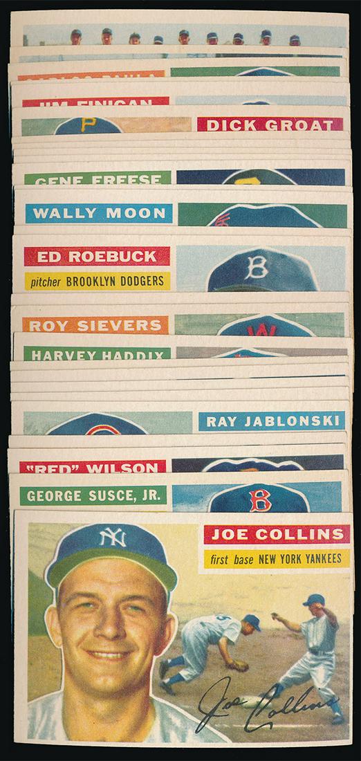 1956 Topps Baseball 27 different 1st Series (1 of 2)