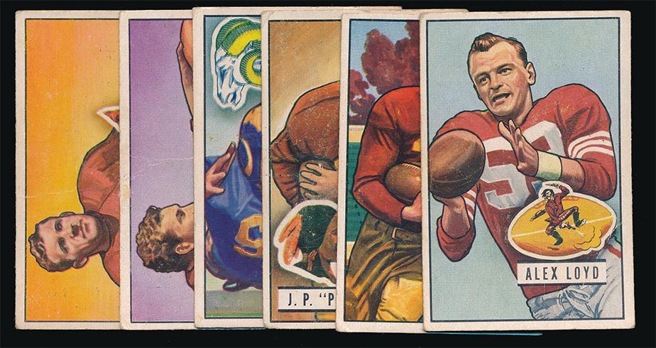 1951 Bowman Football 23 Different Low Grade (1 of 4)