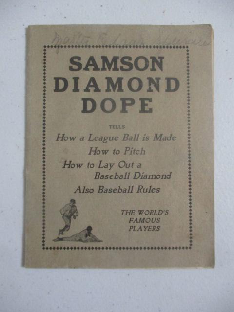 Samson Diamond Dope Baseball Gloves Catalogue (1 of 12)