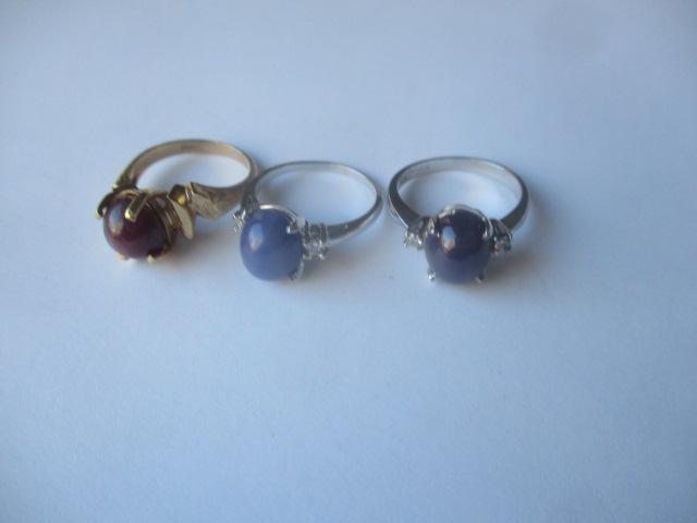 2 14K White Gold Diamond Rings & 14K Gold Ring (1 of 5)