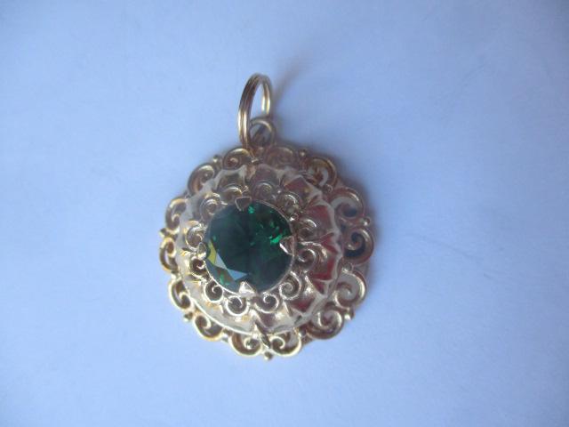 14K & Gemstone Pendant (1 of 3)