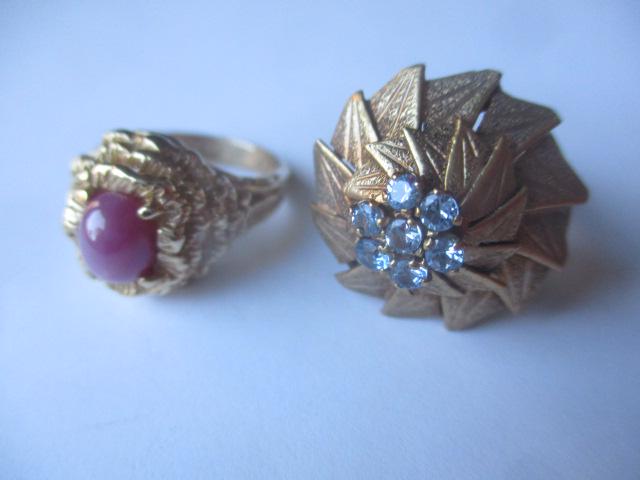 2 14K Rings with Gemstones (1 of 7)