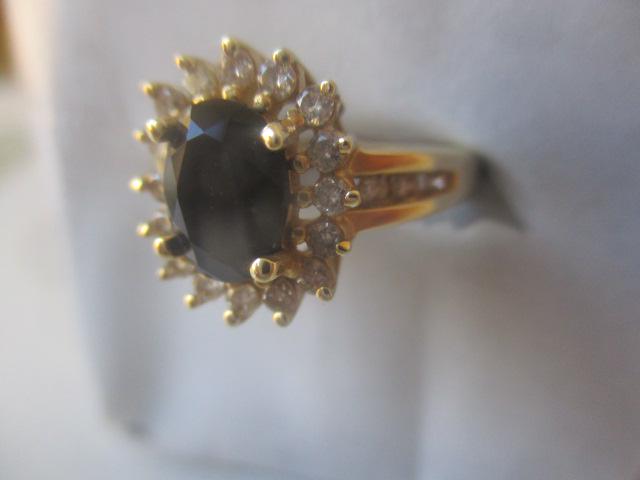 14K Diamond & Onyx Ring (1 of 4)