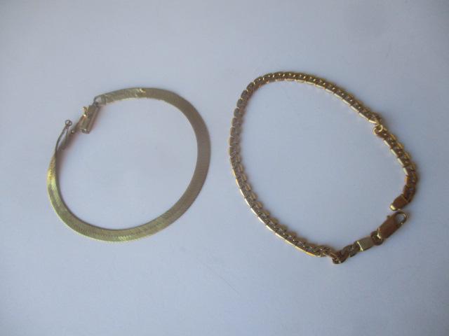 2 14K Italy 7" Bracelets (1 of 5)