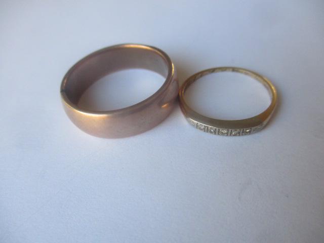 14K Diamond Band & 10K Band (1 of 4)