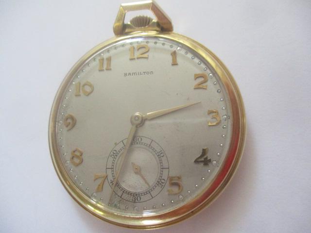 18K Hamilton Pocket Watch (1 of 8)
