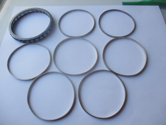 7 Hand Wrought Sterling & Other Bracelet (1 of 3)