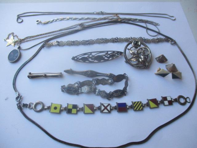 Sterling Pins, Necklaces, Bracelets, Etc. (1 of 5)