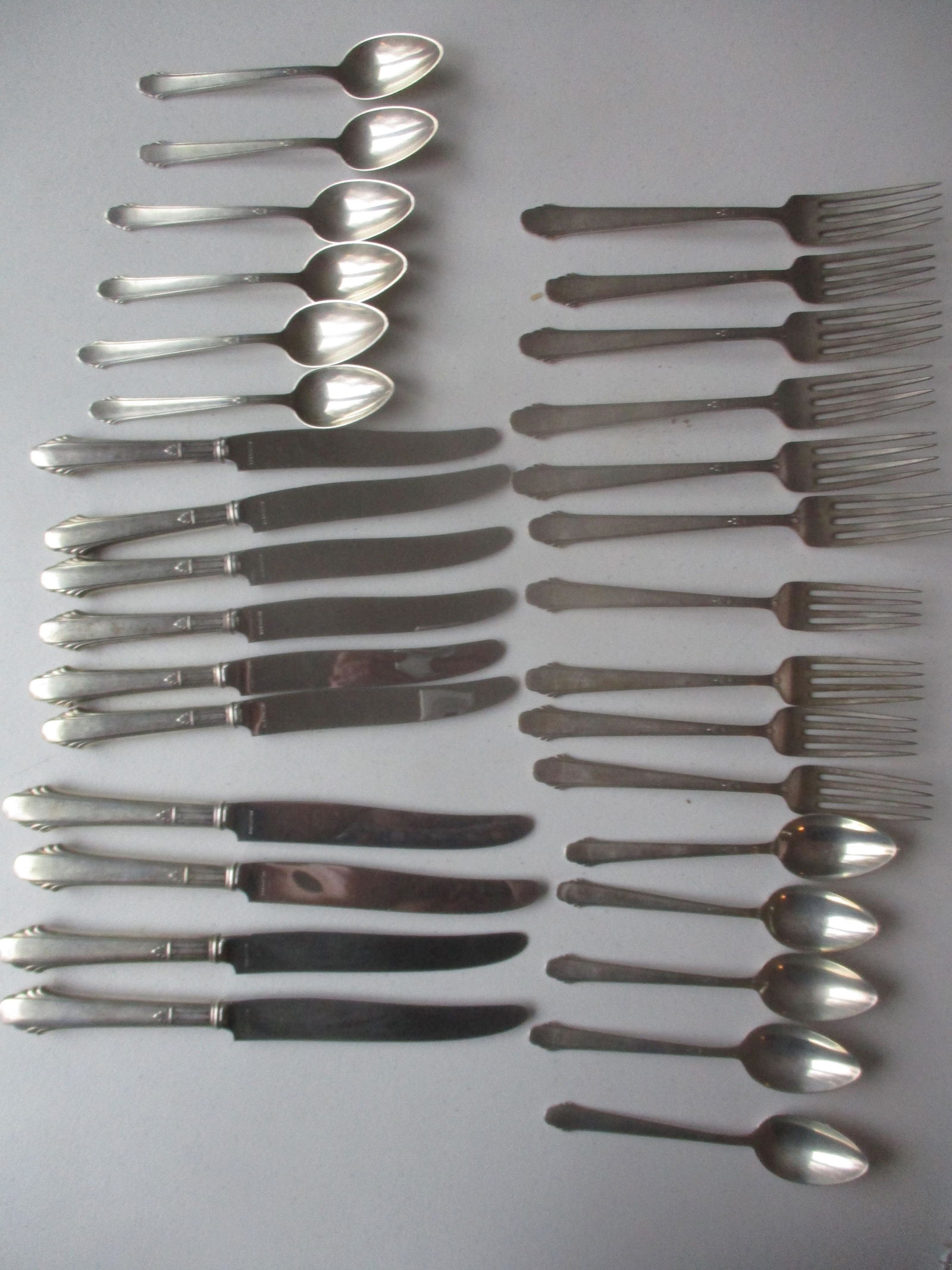 Gorham Durgin Sterling Flatware Set  - 31 Piece (1 of 5)