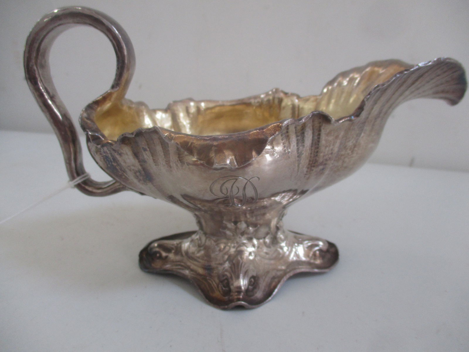 Heavy Gorham Footed Sterling Gravy Boat 9374 (1 of 5)