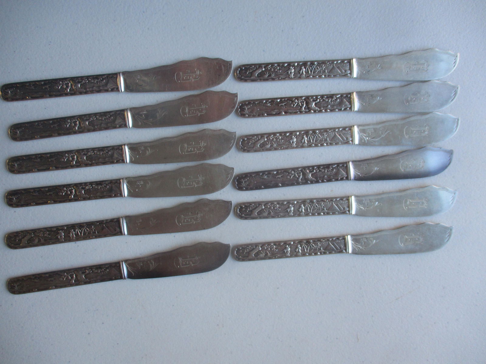 12 Gorham Sterling Japanese Knives (1 of 7)