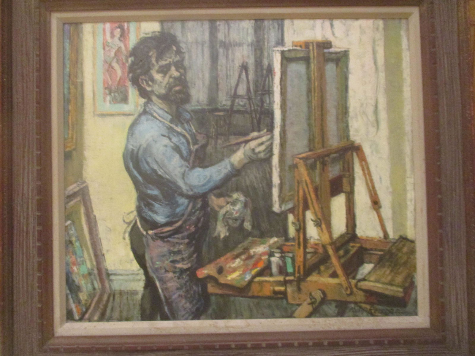 Saul Lichinsky Oil on Board by Peter Reisman (1 of 5)