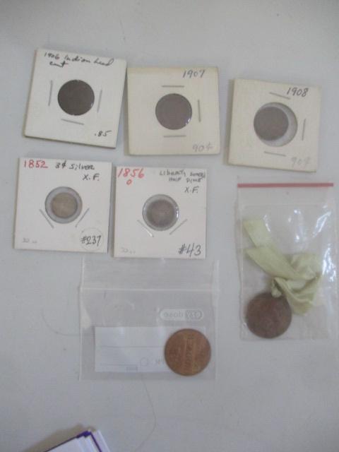 Half Dime, 3 Cent Coin, and others (1 of 7)