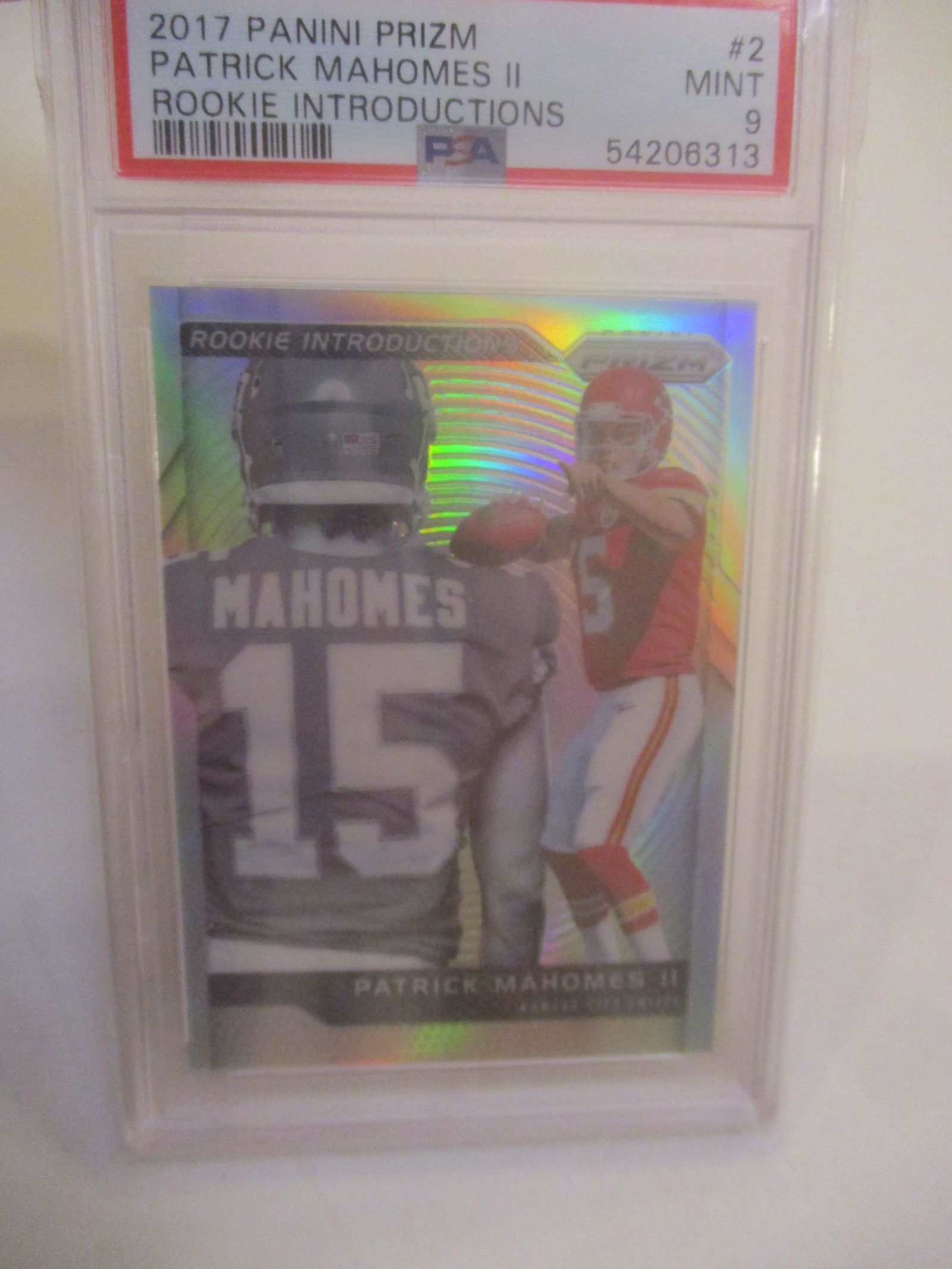 2017 Panini Prizm Patrick Mahomes Rookie (1 of 4)