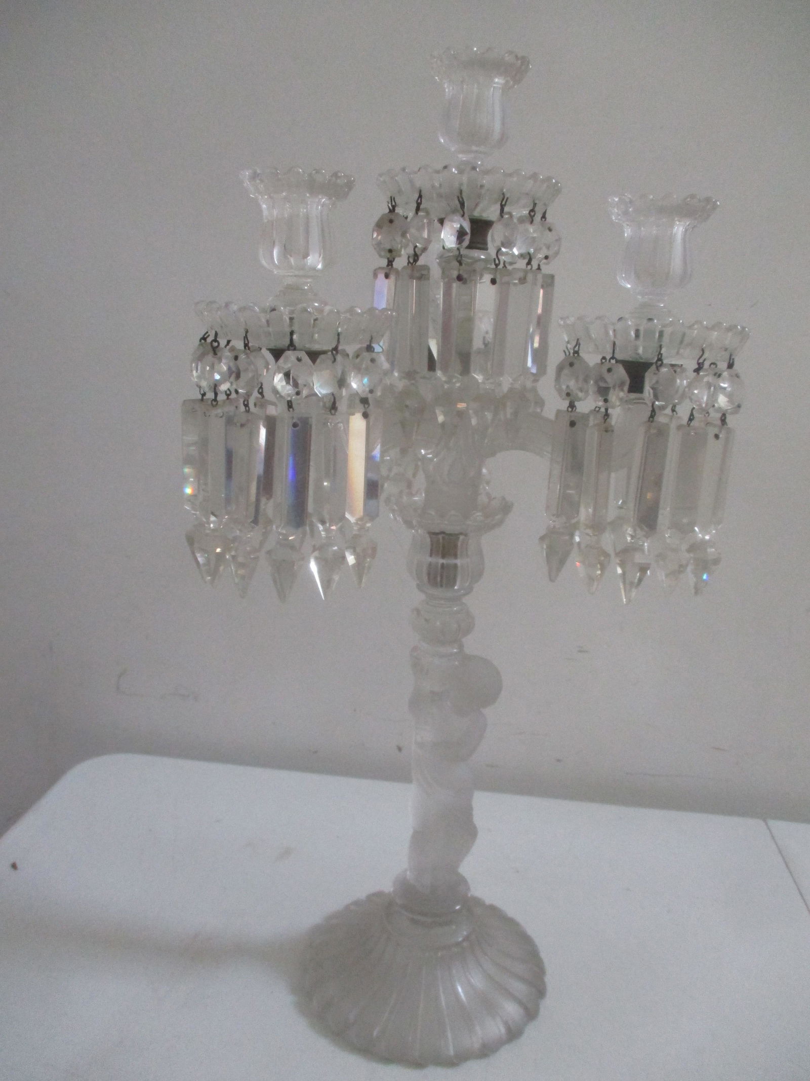 Baccarat Candelabra Signed (1 of 10)