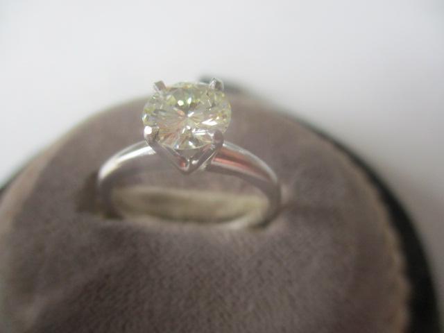 Platinum Solitaire Diamond Ring  1.13 Carat (1 of 5)