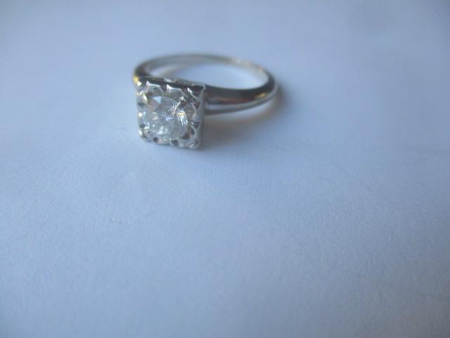 14K White Gold & Diamond Ring .40 Carat (1 of 5)
