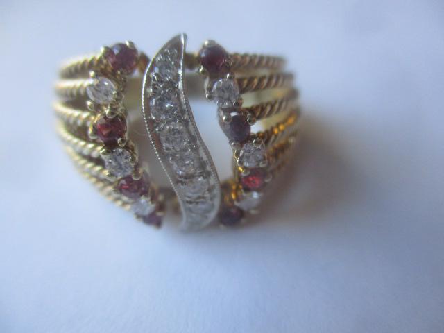 14K Ruby & Diamond Ring (1 of 3)