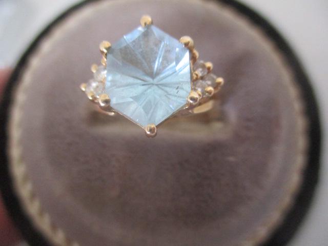 14K Diamond & Gemstone Ring (1 of 6)