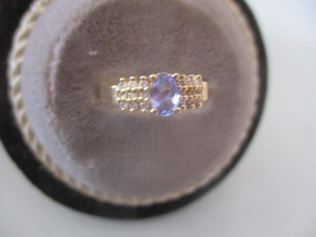 14K Diamond & Amethyst Ring (1 of 7)