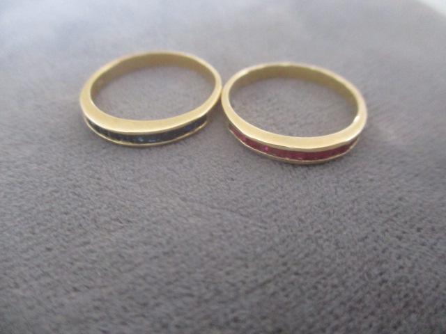 2 - 14K & Gemstone Rings (1 of 3)