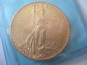 1908 St. Gauden's $20 Gold Double Eagle Coin