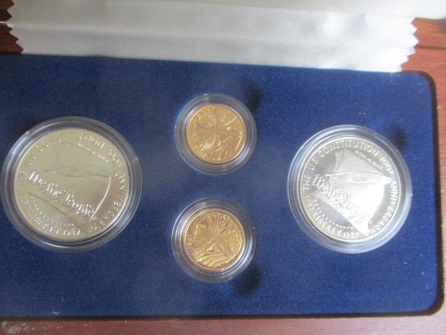 1987 U.S. Constitution Gold and Silver Coins Set (1 of 13)