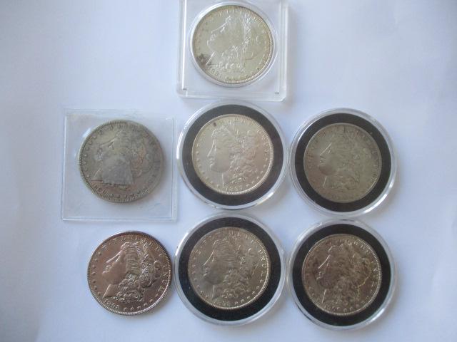 7 Morgan Silver Dollars (1 of 18)