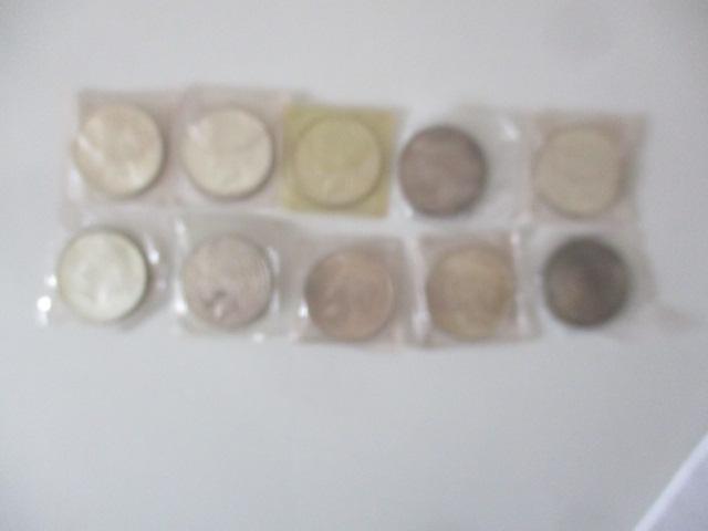 (10) 1923 Silver Peace Dollars: See photos for condition and details