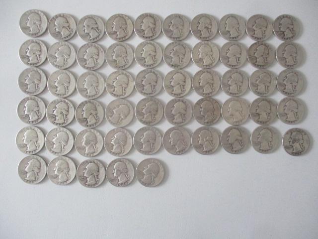 (55) 1940s Washington Quarters (1 of 14)