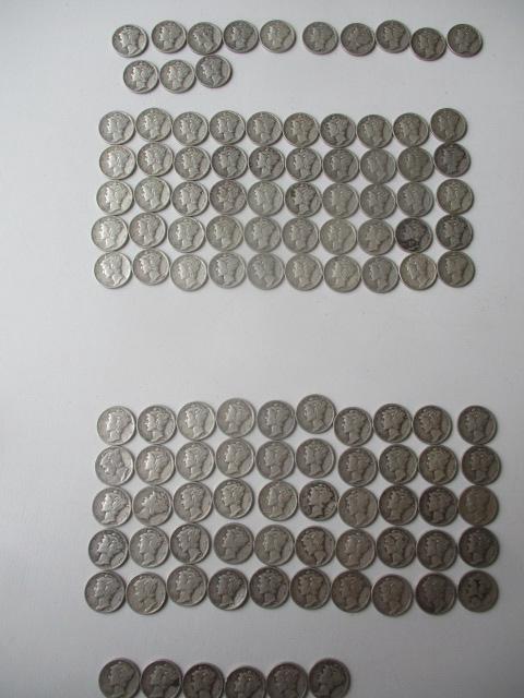 1940, 1941 and 1942 Mercury Dimes (1 of 20)