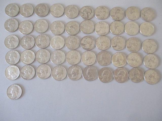 (51) 1964 Washington Quarters (1 of 3)