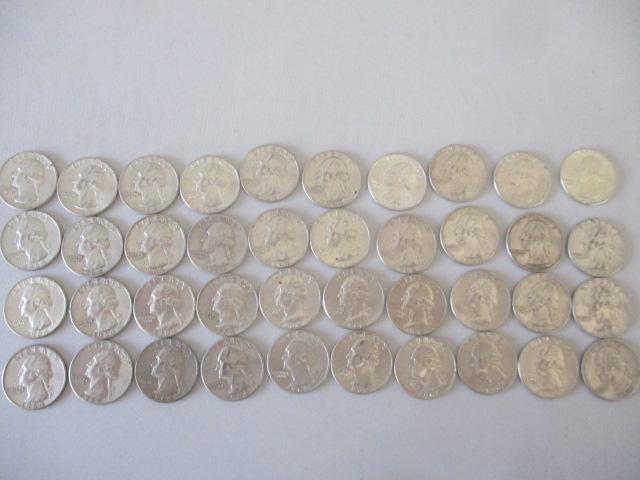 (40) 1964 Washington Quarters (1 of 3)