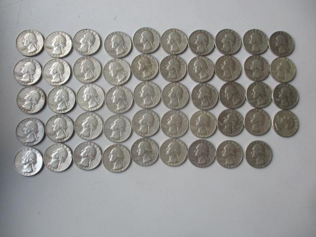 (49) 1960, 1961, 1962 and 1963 Washington Quarters (1 of 3)