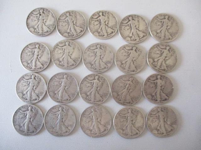 Roll of (20) Walking Liberty Halfs (1 of 5)