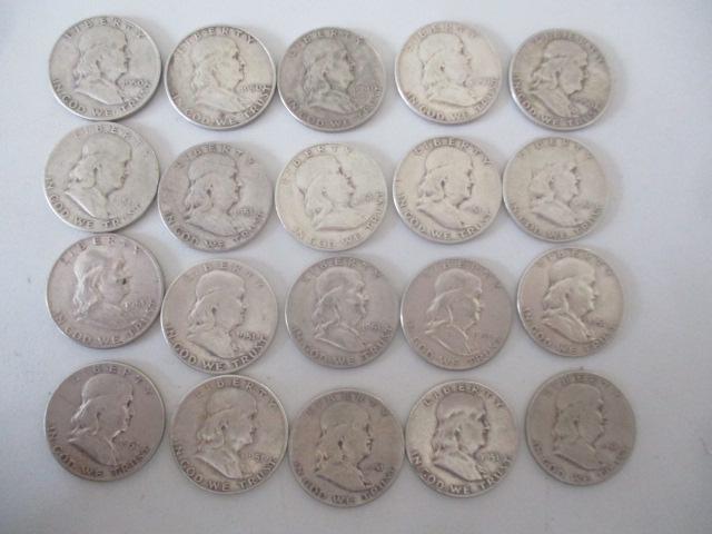 Roll of (20) Ben Franklin Half Dollars (1 of 12)