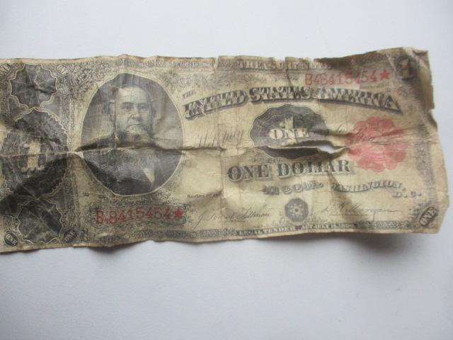 1890 $1 Treasury Note - Stanton (1 of 6)
